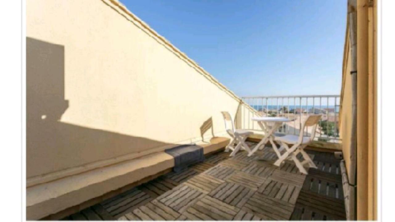 F3 Narbone-Plage Avec Solarium 250M De La Mer Vue Mer Et Clape Narbonne-Plage Exterior foto